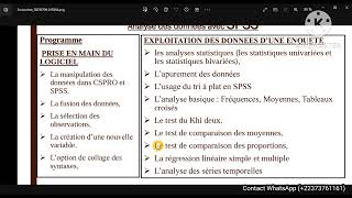 SPSS Statistiques sélection des observations [upl. by Everick]