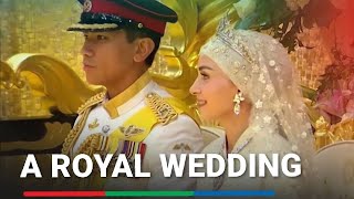 Brunei celebrates princes wedding with royal ceremony parade  ABSCBN News [upl. by Yhtrod363]