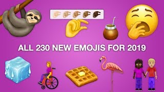 First Look All 230 New Emojis for 2019 [upl. by Magnuson]