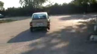 Citroen GS running with three wheels [upl. by Nalyac]