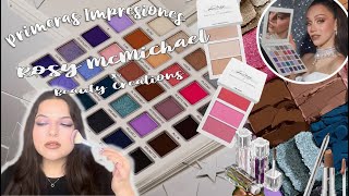 Rosy McMichael x Beauty Creations Vol 2  Primeras impresiones ¿Qué onda con esta colección o [upl. by Nagiam104]