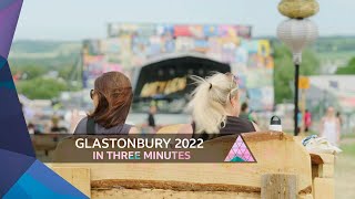 Glastonbury 2022 in three minutes [upl. by Iaoh755]