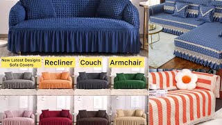 Sofa Covers for Recliner  Couch  Armchairs  New Design Jacquard and Cotton Fabric [upl. by Whiteley400]