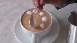 How To Make Latte Art  Tutorial 5 [upl. by Chantal]