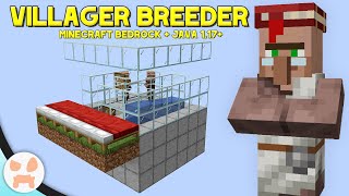 Easy Minecraft 119 Villager Breeder Tutorial  Minecraft Bedrock and Java [upl. by Giacamo]