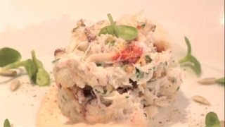 California Crab Salad  Gourmet Recipes [upl. by Frissell]