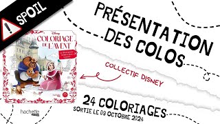 Coloriage de lavent  Présentation des illustrations  Hachette Heroes Disney [upl. by Stralka]