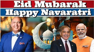 SajidTarar Eid Mubarak amp Happy Navratri to everyone ArzooKazmi India PMModi [upl. by Quiteris601]