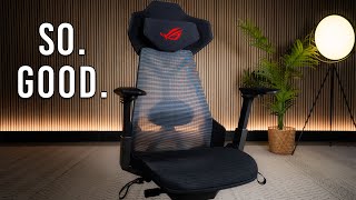 ASUS ROG Destrier Chair DESTROYS ALL Gaming ChairsIF you can find it [upl. by Ollayos]