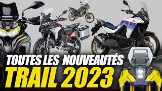 Toutes les nouveautés Trail et équipements 2023  EICMA 2022 [upl. by Phyllys]