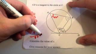 Circle Theorems questions  Corbettmaths [upl. by Tenay]