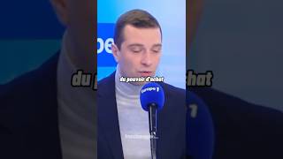 Le pouvoir d’achat des français 🇫🇷💶 france politique debat bardella frmp fyp viral [upl. by Gardener]