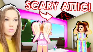 We Found A HUGE Secret In The ATTIC in BROOKHAVEN with IAMSANNA Roblox [upl. by Ellahcim]