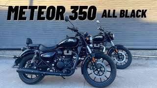 2023 Royal Enfield Meteor 350  All Black Fireball and Stellar🔥 [upl. by Assyla979]