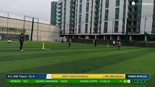 Live Cricket Match  RCC MW Falcons vs RCC MW Titans  21Aug24 0650 AM 15 overs  Morning Group B [upl. by Fabi]