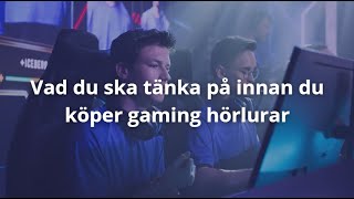 Gaming hörlurar bäst i test 2024 Köpguide [upl. by Ajet]