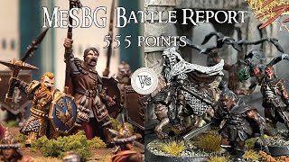 MESBG Battle Report  Isengard Vs Defenders of Erebor  555 points [upl. by Emmey209]