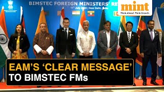 BIMSTEC Foreign Ministers Retreat EAM Jaishankar Urges Members To Find Our Own Solutions [upl. by Ydnal835]