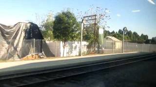 Metrolink Departing Moorpark on 110 [upl. by Refitsirhc104]