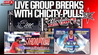 SPECIAL START TIMETHURSDAY NIGHT SPORTS CARDS GROUP BREAKS WITH CHICITY PULLS [upl. by Begga]