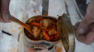 Gulaschsuppe kochen im Camping Kochgeschirr Trangia  Bushcraft Lexikon [upl. by Parthen]