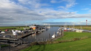 Nordseebad Otterndorf Seglerhafen Deichspaziergang mit Kuh nasse Füße und mehr [upl. by Domeniga159]