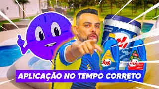 TEMPO DE APLICAÇÃO DE PRODUTOS  Etapas De Como Limpar A Piscina Ph Cloro Clarificante Algicida [upl. by Tiras309]