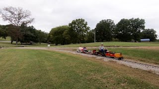 SPSF Paint Southern Pacific Switcher at MidSouth Live Steamers [upl. by Riley]