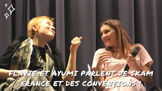 Flavie et Ayumi parlent de la difficulté de leurs rôles dans SKAM France et des conventions [upl. by Ytirehc591]