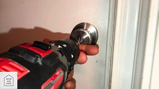 How to drill out a lock when the key is missing [upl. by Atnohsal259]