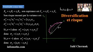 GESTION DU RISQUE DUN PORTEFEUILLE DSCG [upl. by Llerrut]