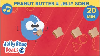 🥪 Peanut Butter amp Jelly Song 🤤  More Childrens Songs 🎵 Jelly Bean Beats [upl. by Ydnelg]