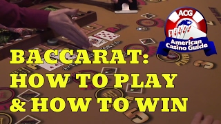 Baccarat  How to Play amp How to Win • The Jackpot Gents [upl. by Ellimac844]