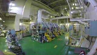 Bulk carrier Handysize Engine Room Tour [upl. by Alejo]