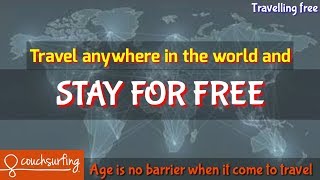 What is couchsurfing  Stay anywhere in the world  Full process  Hindi [upl. by Litman]