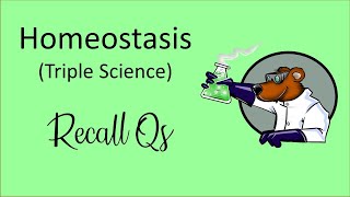 AQA GCSE Biology Unit 5  Homeostasis and Response TRIPLE  Recall Questions [upl. by Lananna242]