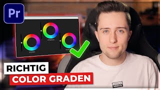 Color Grading So funktioniert es richtig in Premiere Pro für Anfänger [upl. by Llehcsreh]