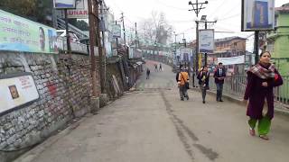 Darjeeling Mall Road to Chowk Bazar [upl. by Lelia]