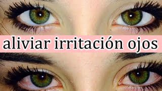 Cómo aliviar la picazón e irritación de los ojos rojos [upl. by Tybi]