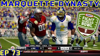 Can We Stop Nations Top Passing Attack YEAR 5 BOWL WEEK  NCAA 14 Marquette Dynasty  Ep 73 [upl. by Cyndi]