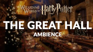 The Great Hall  Harry Potter Ambience ASMR amp Soundtrack [upl. by Lebar]