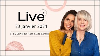 Direct dâ€™astrologie ðŸŒŸ du 23 janvier 24 avec Christine Haas â™’ï¸ amp ZoÃ© Lafont â™Žï¸ [upl. by Ssidnac]