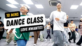 Love Nwantiti  Ckay  Dance tutorial choreography by Hu Jeffery [upl. by Rramahs618]