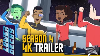 Star Trek Lower Decks Season 4 🖖 4K Trailer Promo Preview Clip Teaser [upl. by Gentille]