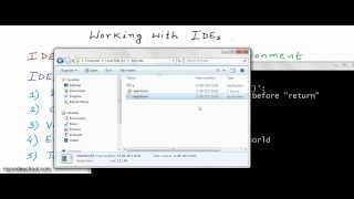 Working with Integrated Development Environments IDEs C Programming Tutorial 04 [upl. by Euqinay]