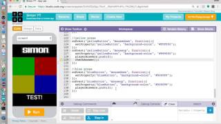 App Lab Simon Game Part 4 Random Sequence and User Input [upl. by Brill]