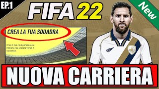 FIFA 22 CARRIERA ALLENATORE CREA UNA SQUADRA  INIZIA LA CARRIERA ALLENATORE DEI CIUCCIO BOYS 1 [upl. by Curhan]