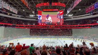 FLYERS FANS CELEBRATE PHILLIES GAME 4 CLINCHING WIN [upl. by Anaihk]