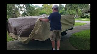 Umbrauto…Upgraded Pop Up Camper Cover [upl. by Anitac]