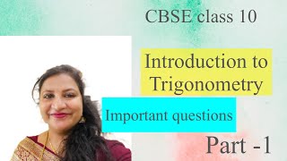 Chapter 8 Introduction to trigonometry Important questions CBSE class 10 in Malayalam [upl. by Ajup]